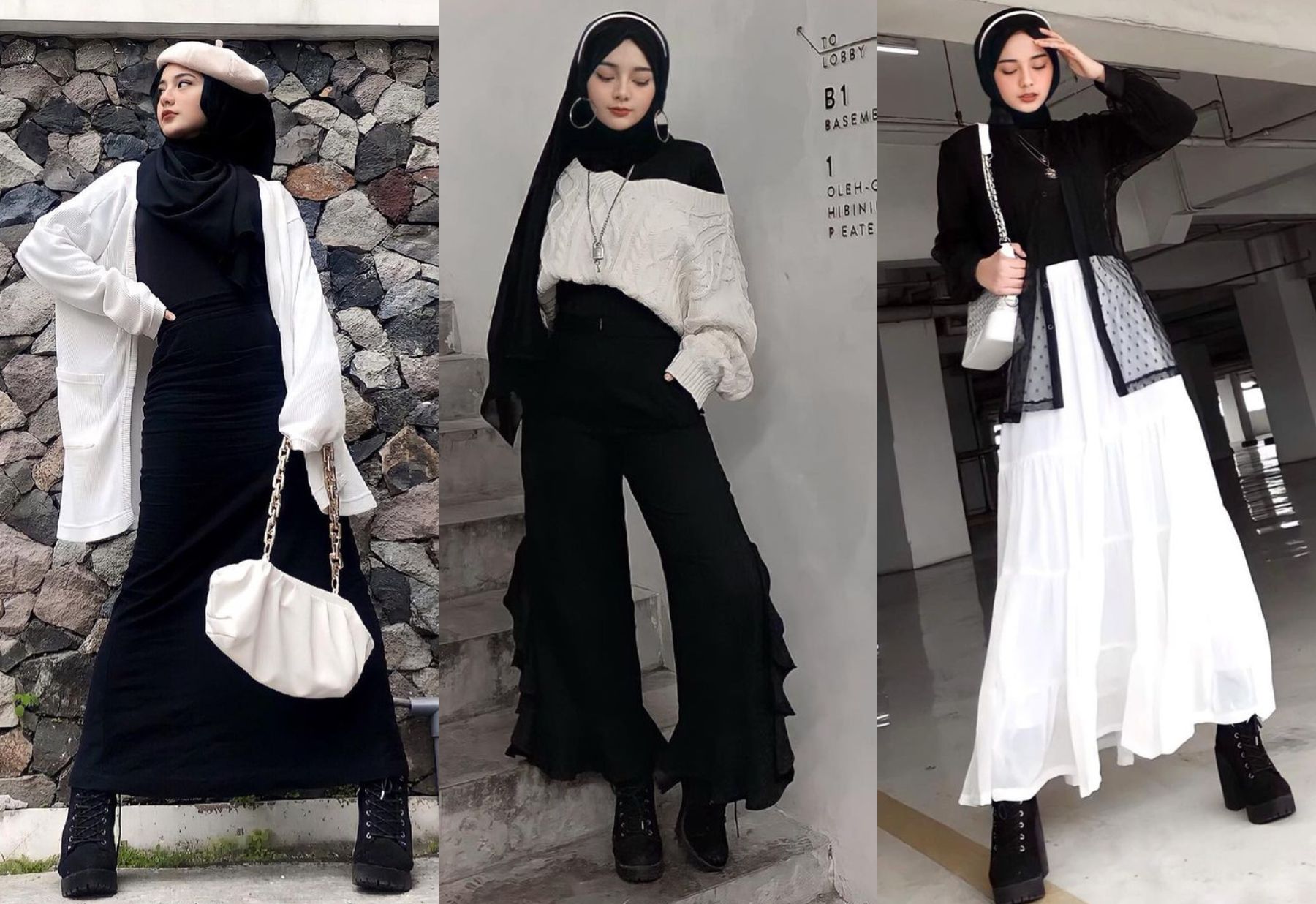 Inspirasi Fashion Muslimah Stylish