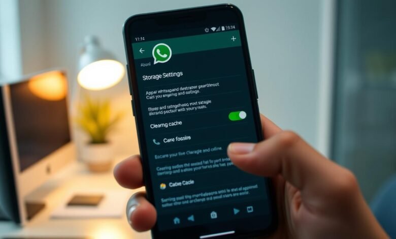 Cara menghapus cache WhatsApp