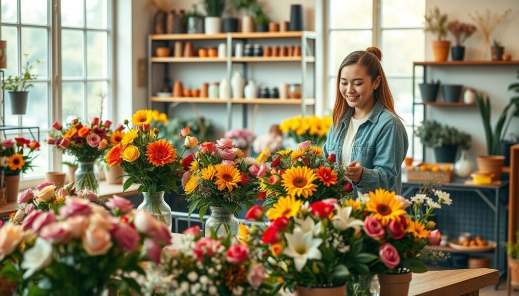 cara buka usaha florist